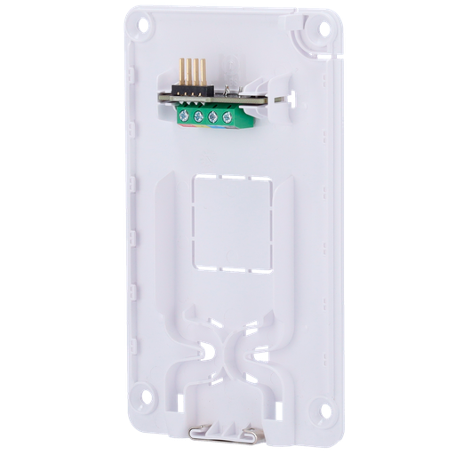 Prise en charge du clavier filaire - Compatible avec FIBRA-KEYPAD-W - Y compris les bornes de connexion - Installation facile - Plastique ABS - Couleur blanche